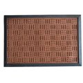 Imports Decor Inc Imports Decor 861SMT-L Synthetic Rubber Mat - Brown 861SMT-L